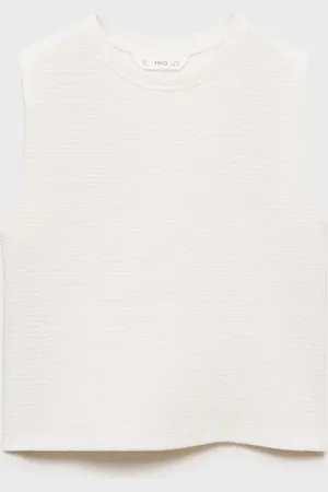 MANGO KIDS Camiseta algodón textura 4 años