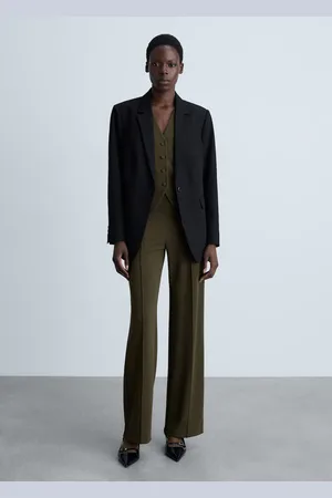 MANGO Pantalón recto punto 4E