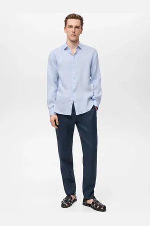 MANGO AN Camisa % lino