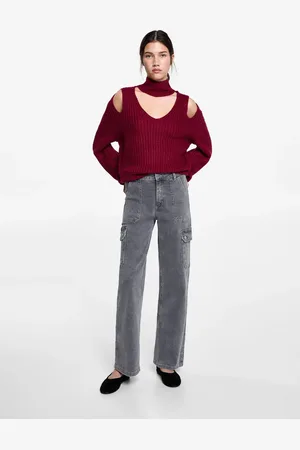 MANGO TEEN Jersey oversize aberturas