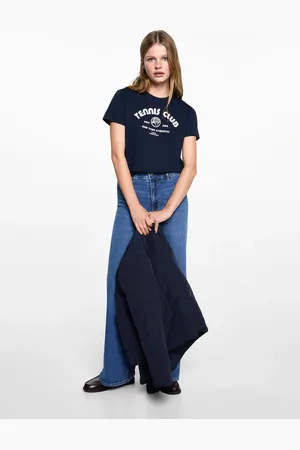 MANGO TEEN Camiseta mensaje manga corta