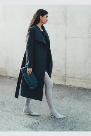 MANGO Bolso mano piel Unitalla