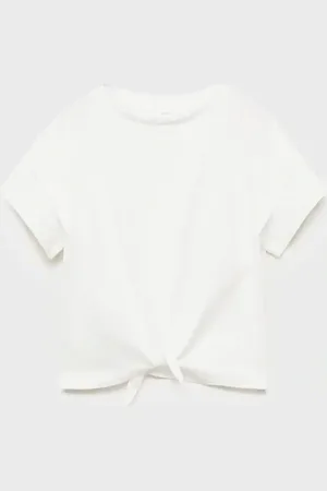 MANGO KIDS Camiseta algodón detalle nudo 6 años
