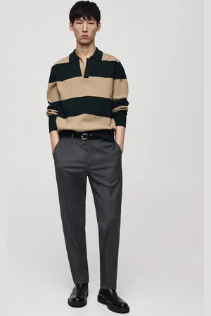 MANGO AN Jersey polo diseño rayas