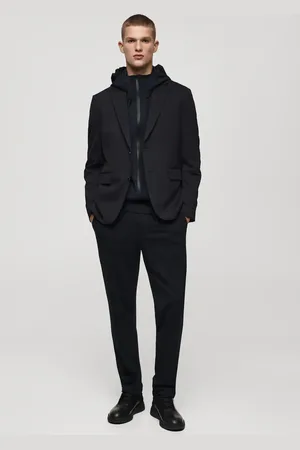 MANGO AN Americana traje antiarrugas tejido stretch 6