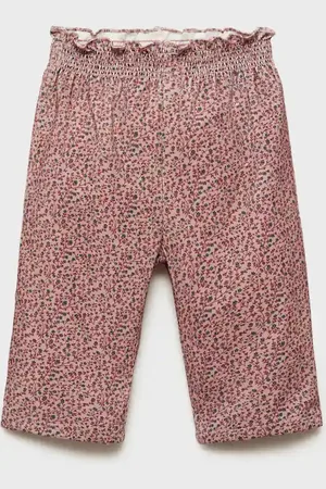 MANGO BABY Pantalón micropana estampado 6 meses