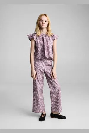 MANGO KIDS Pantalón estampado bolsillo 8 años