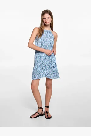 MANGO TEEN Vestido estampado corto
