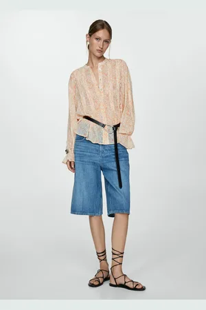 MANGO Camisa estampado floral CH