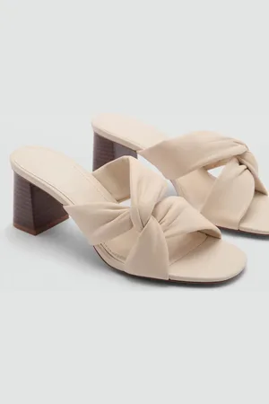 MANGO Sandalia piel nudo 4