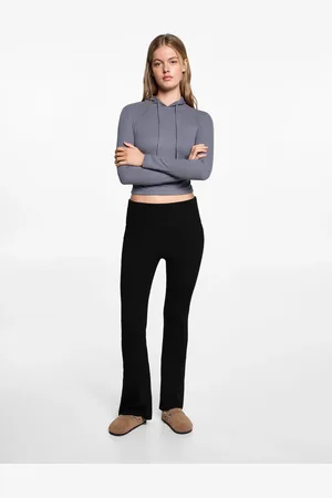MANGO TEEN Leggings flare canalé CH