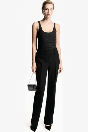 MANGO Body fruncido detalle strass