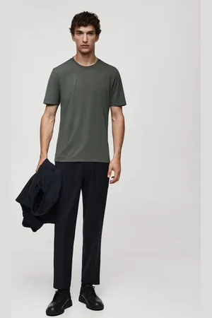 MANGO AN Camiseta antiarrugas comfort stretch