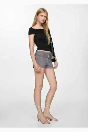 MANGO Top hombros descubiertos
