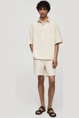 MANGO AN Camisa polera relaxed fit CH