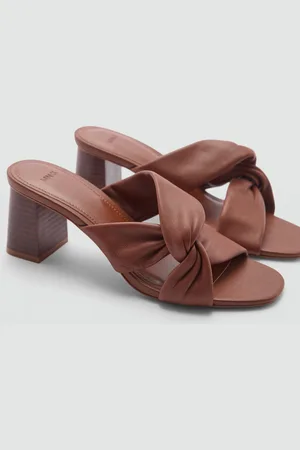 MANGO Sandalia piel nudo 2