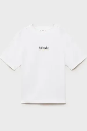 MANGO KIDS Camiseta algodón estampada 4 años
