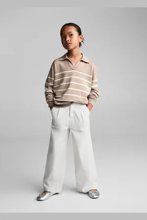 MANGO KIDS Jersey rayas cuello polo 6 años