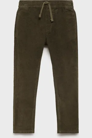 MANGO KIDS Pantalón pana cintura elástica