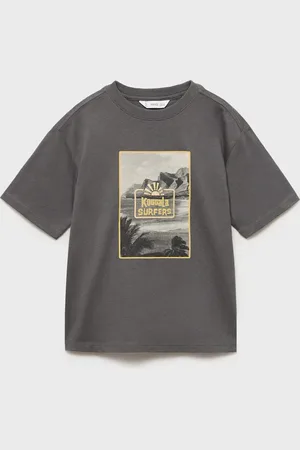 MANGO KIDS Camiseta algodón estampado 6 años