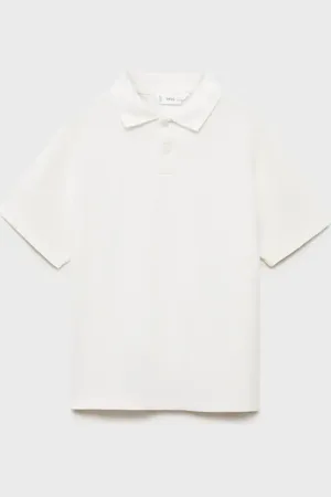 MANGO KIDS Polo algodón canalé 2 años