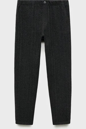 MANGO KIDS Pantalón recto espiga 8