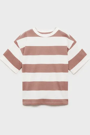 MANGO KIDS Camiseta algodón rayas 2 años