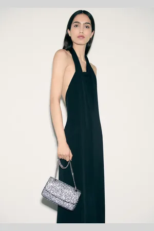 MANGO Bolso cristales solapa Unitalla