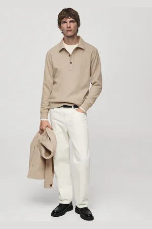 MANGO AN Polo regular fit tejido sudadera