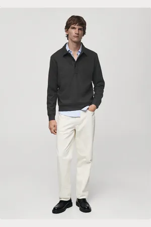 MANGO AN Polo regular fit tejido sudadera CH