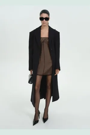 MANGO Vestido corto escote corsetero