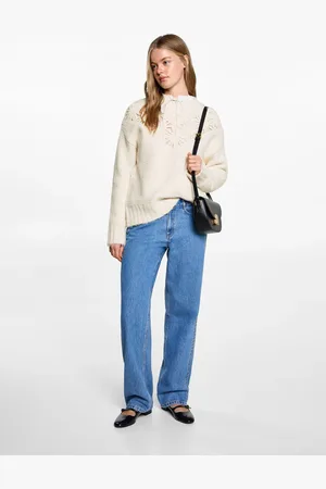 MANGO TEEN Jersey punto flores