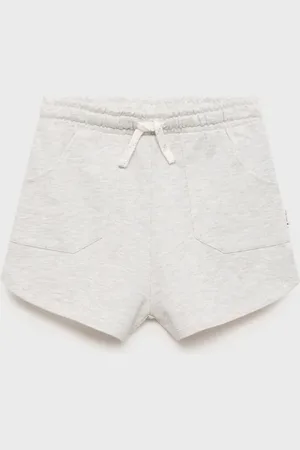 MANGO KIDS Shorts algodón cintura elástica 2 años