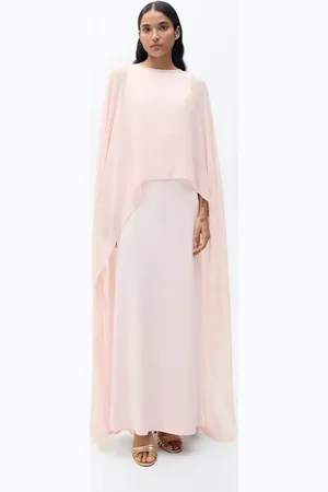 MANGO Capa larga semitransparente