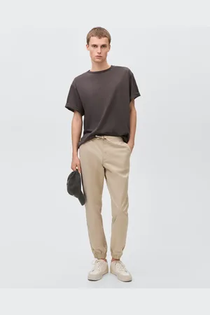 MANGO TEEN Pantalón jogger algodón bolsillos