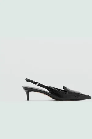 MANGO Zapato tacón flecos 2