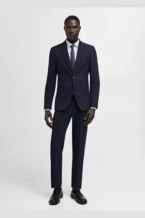 MANGO AN Pantalón traje slim fit tejido comfort stretch 2
