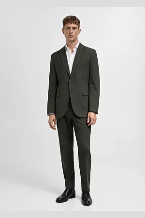 MANGO AN Pantalón traje slim fit tejido comfort stretch 2