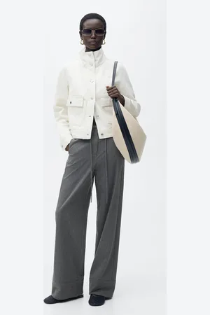 MANGO Pantalón recto raya diplomática
