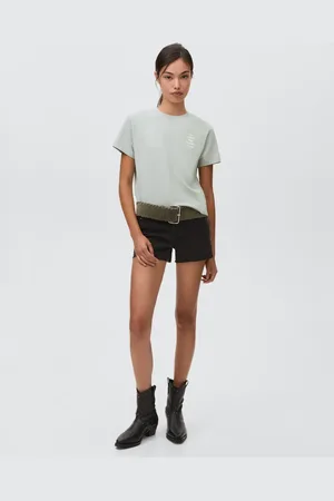 MANGO TEEN Camiseta algodón mensaje