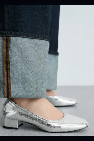 MANGO Zapato tacón craquelado 4