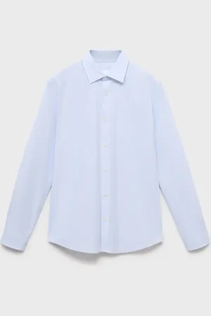 MANGO AN Camisa % algodón rayas slim fit