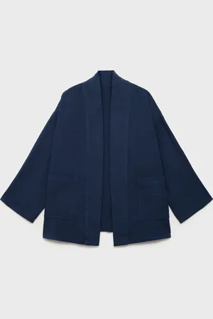 MANGO TEEN Chaqueta kimono bambúla