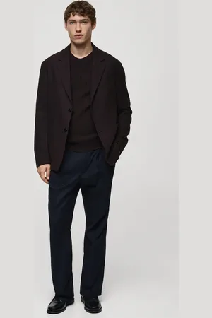 MANGO AN Pantalón regular fit pinzas