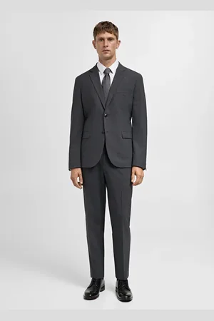 MANGO AN Pantalón traje París super slim fit