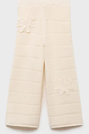 MANGO KIDS Pantalón punto detalle crochet años