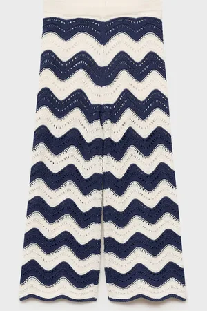 MANGO KIDS Pantalón punto calado zigzag años