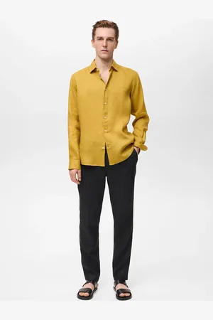 MANGO AN Camisa % lino