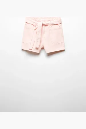 MANGO KIDS Shorts paperbag cinturón 2 años