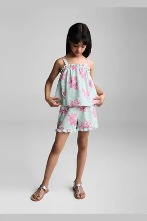 MANGO KIDS Top estampado floral 4 años